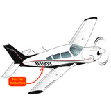 Airplane Design (Red/Black) - AIRG9G385200-BR1