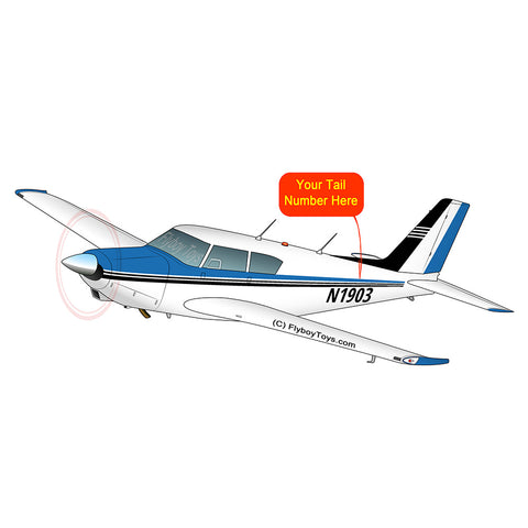 Airplane Design (Blue) - AIRG9G3FD180-B1