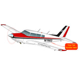 Airplane Design (Red/Black) - AIRG9G3FD260-R1