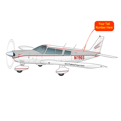 Airplane Design (Silver/Red) - AIRG9G3856-SR1