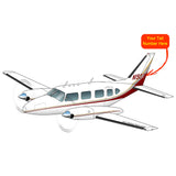 Airplane Design (Red/Silver) - AIRG9GE1M310-RS1