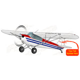 Airplane Design (Red/Blue #2) - AIRG9GG1H-RB3