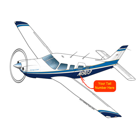 Airplane Design (Blue) - AIRG9GJ1I-B2