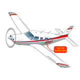 Airplane Design (Red/Silver) - AIRG9GJ1I-RS1