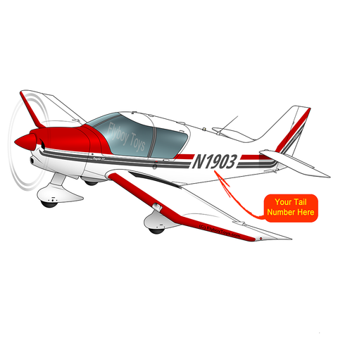 Airplane Design (Red/Grey) - AIRIF2DR400-RG1