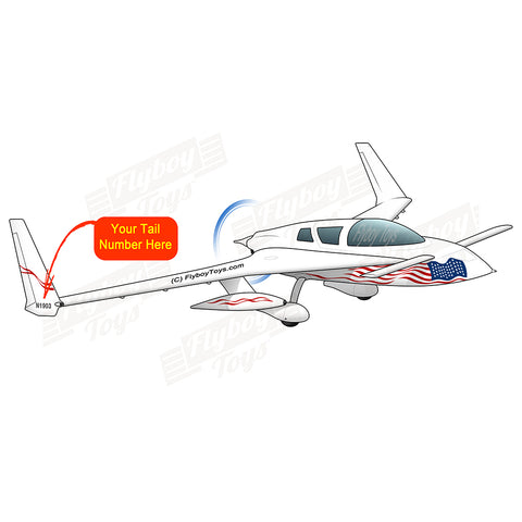 Airplane Design (Red/Blue) - AIRILK3FQ-RB1