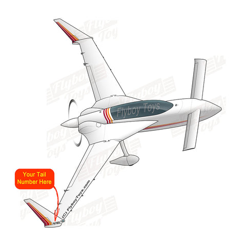 Airplane Design (Red/Orange) - AIRILKCFE5Q-RO1