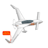 Airplane Design (Orange/Black) - AIRILKCFE5Q-OB1