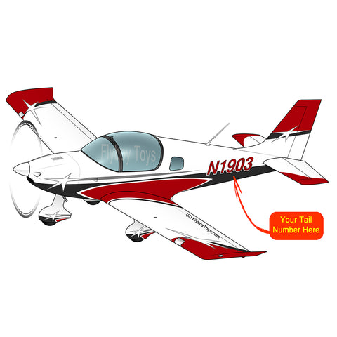 Airplane Design (Red) - AIRJC92-R1