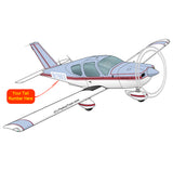 Airplane Design (Light Purple/Red) - AIRJF3KF2TB10-PR1
