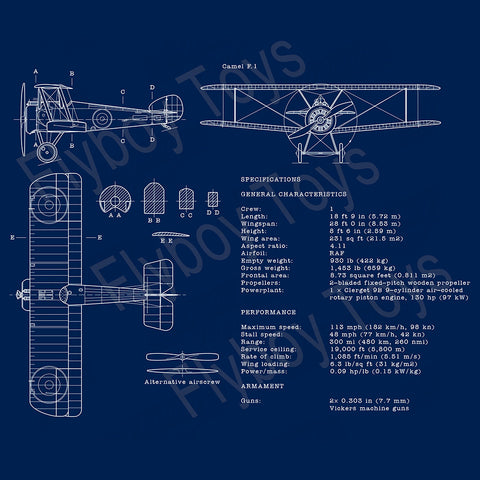 Airplane Blueprint Design - AIRJFG31D-BPTEXT