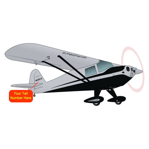 Airplane Design (Silver/Black) - AIRK1PBC12D-SB1