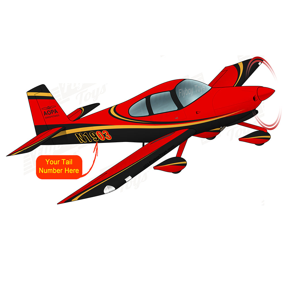 Airplane Design (Red/Gold/Black) - AIRM1EIM10-RGB1
