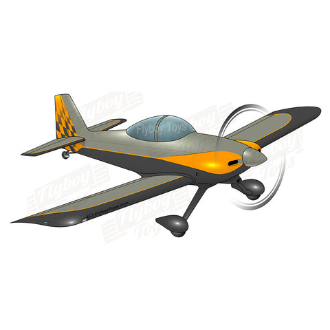 Airplane Design (Yellow/Silver/Black) - AIRM1EIM6-YSB2