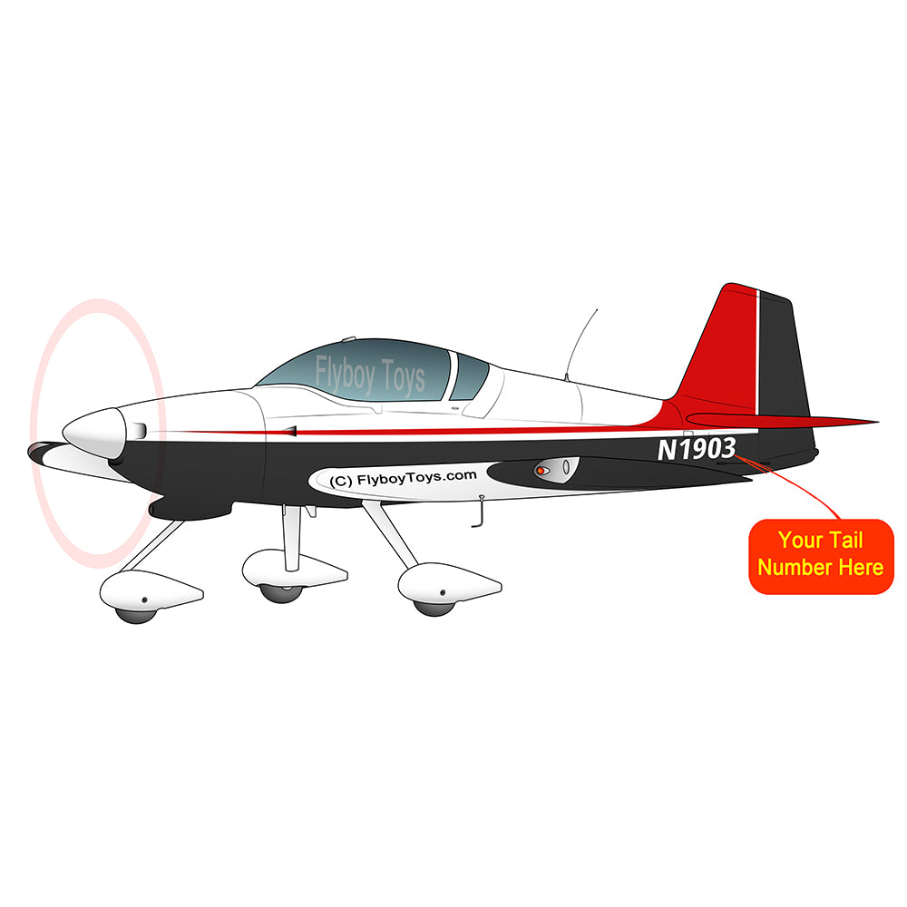 Airplane Design (Red / Black) - AIRM1EIM6A-RB1