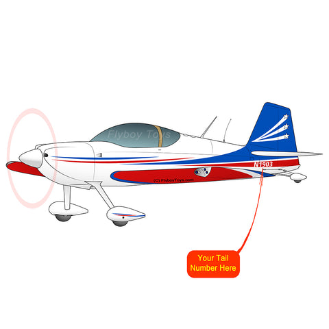 Airplane Design  (Red/Blue #1) - AIRM1EIM7-RB1