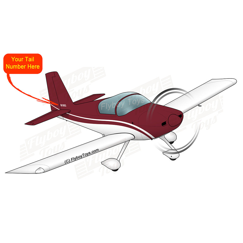 Airplane Design (Burgundy) - AIRM1EIM7A-B1