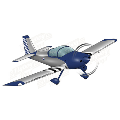 Airplane Design (Silver/Blue) - AIRM1EIM7A-SB1