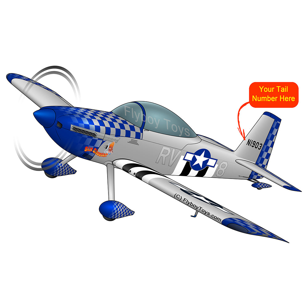 Airplane Design (Blue/Grey) - AIRM1EIM8-BG1