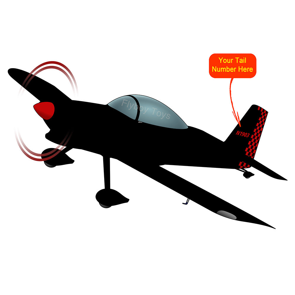 Airplane Design (Black/Red #2) - AIRM1EIM8-BR2