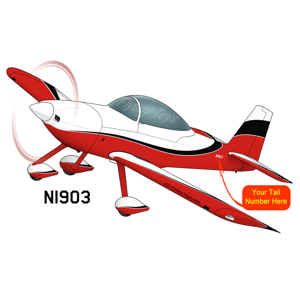 Airplane Design (Red/Black) - AIRM1EIM8A-RB1