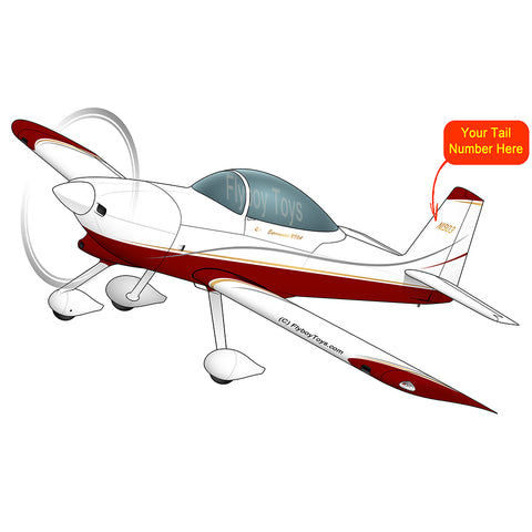 Airplane Design (Red/Silver/Gold) - AIRM1EIM8A-RSG1