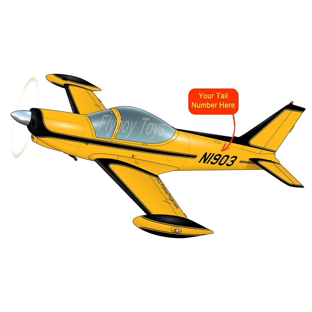 Airplane Design (Yellow/Black) - AIRN13D5KJ62-YB1