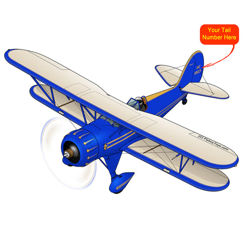 Airplane Design (Yellow/Blue) - AIRN13PD65-YB1