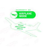 Airplane Mode Theme T-Shirt - Personalized w/ Your Airplane