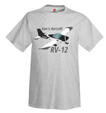 Van's Aircraft RV-12 Airplane T-Shirt - Personalized with Your N#