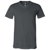 Custom Bella 3005 4.2 oz 100% Cotton V-Neck T-Shirt
