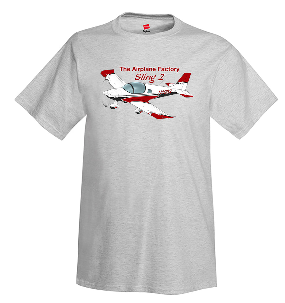 The Airplane Factory Sling 2 Airplane T-Shirt - Personalized w/ Your N#
