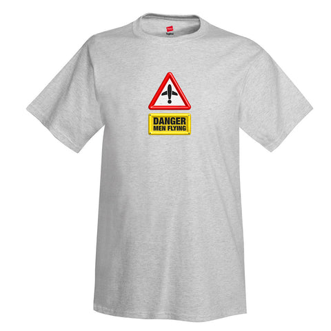 Danger Men Flying Airplane Aviation T-Shirt