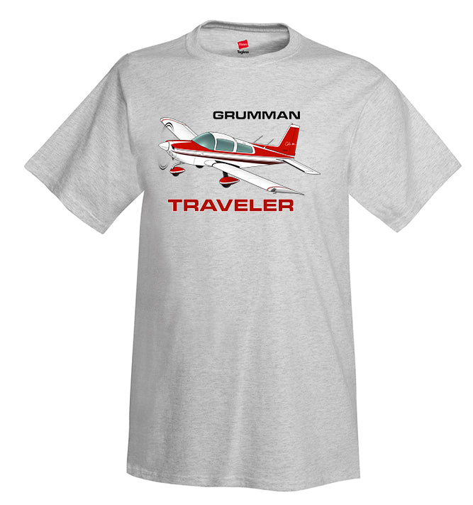 Grumman Tiger (Red #3) Airplane T-Shirt - Personalized w/ Your N#