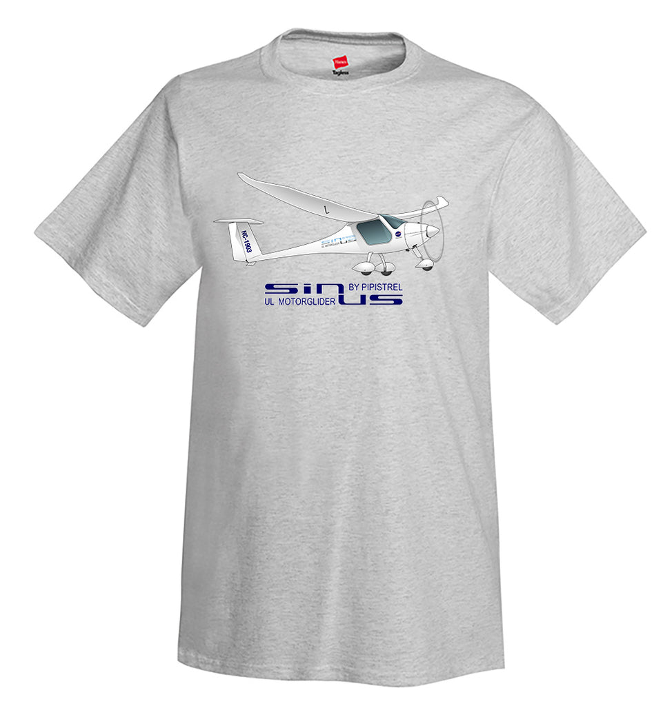 Pipistrel Sinus 912 NW Airplane T-Shirt - Personalized w/ Your N#