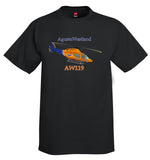 AgustaWestland AW119 Helicopter T-Shirt - Personalized with Your N#