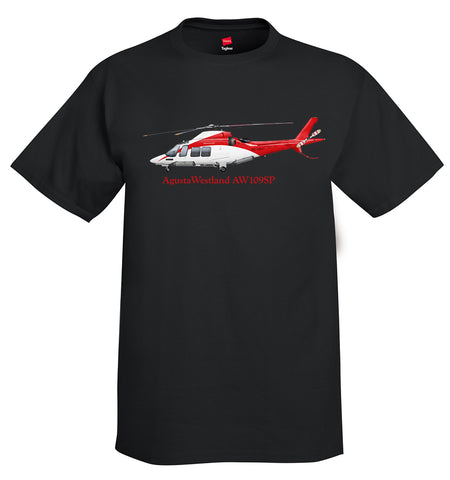 AgustaWestland AW109SP Helicopter  T-Shirt - Personalized with Your N#
