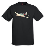 Airplane T-shirt (Beige/Red/Blue) AIR25521I-BRB1 - Personalized with Your N#