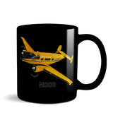Airplane Ceramic Custom Mug AIR25518-Y2 - Personalized w/ your N#