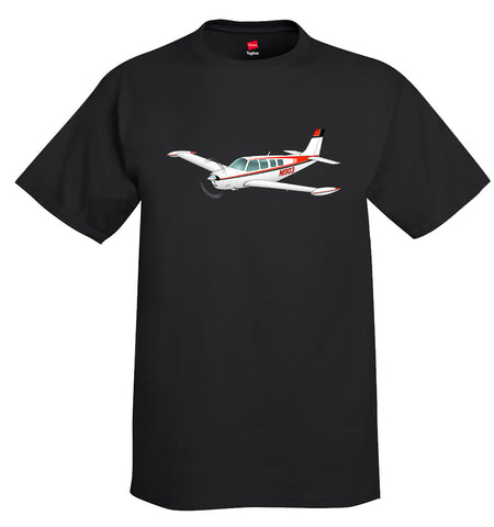 Airplane T-shirt (Red/Blue) AIR2552FE36-RB1 - Personalized with Your N#