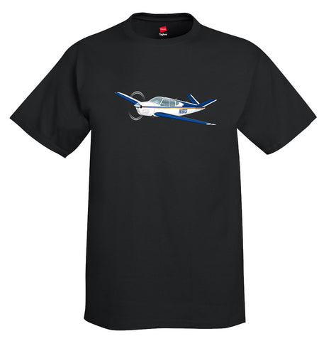 Airplane T-shirt (Blue/Gold) AIR2552FEB35-BG1 - Personalized with Your N#