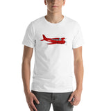 Airplane T-shirt (Red) AIR255J95-R1 - Personalized with Your N#