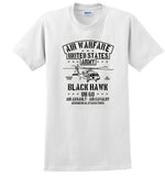 Black Hawk UH-60  Helicopter Aviation T-Shirt