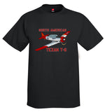 North American Texan T-6 Airplane T-Shirt - Personalized w/ Your N#