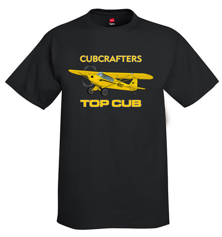 CubCrafters CC18-180 Top Cub Airplane T-Shirt - Personalized w/ Your N#