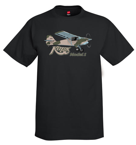 Kitfox Model 1 (Camouflage) Airplane T-Shirt - Personalized w/ Your N#