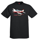 Tiger Aircraft AG5B (Red/Gold) Airplane T-Shirt - Personalized w/ Your N#