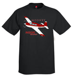 Mooney M20K / 252 TSE (Red/Gold) Airplane T-Shirt - Personalized w/ Your N#