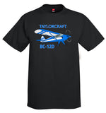 Taylorcraft BC-12D Airplane T-Shirt - Personalized with Your N#