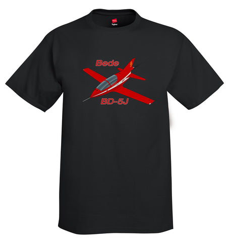 Bede BD-5J (Red #2) Airplane T-Shirt - Personalized w/ Your N#